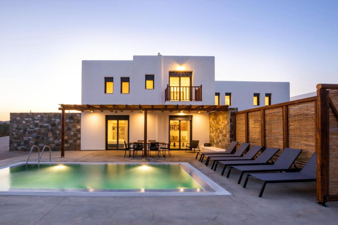 Cato Agro 5, Seafront Villa With Private Pool Afiártisz Kültér fotó