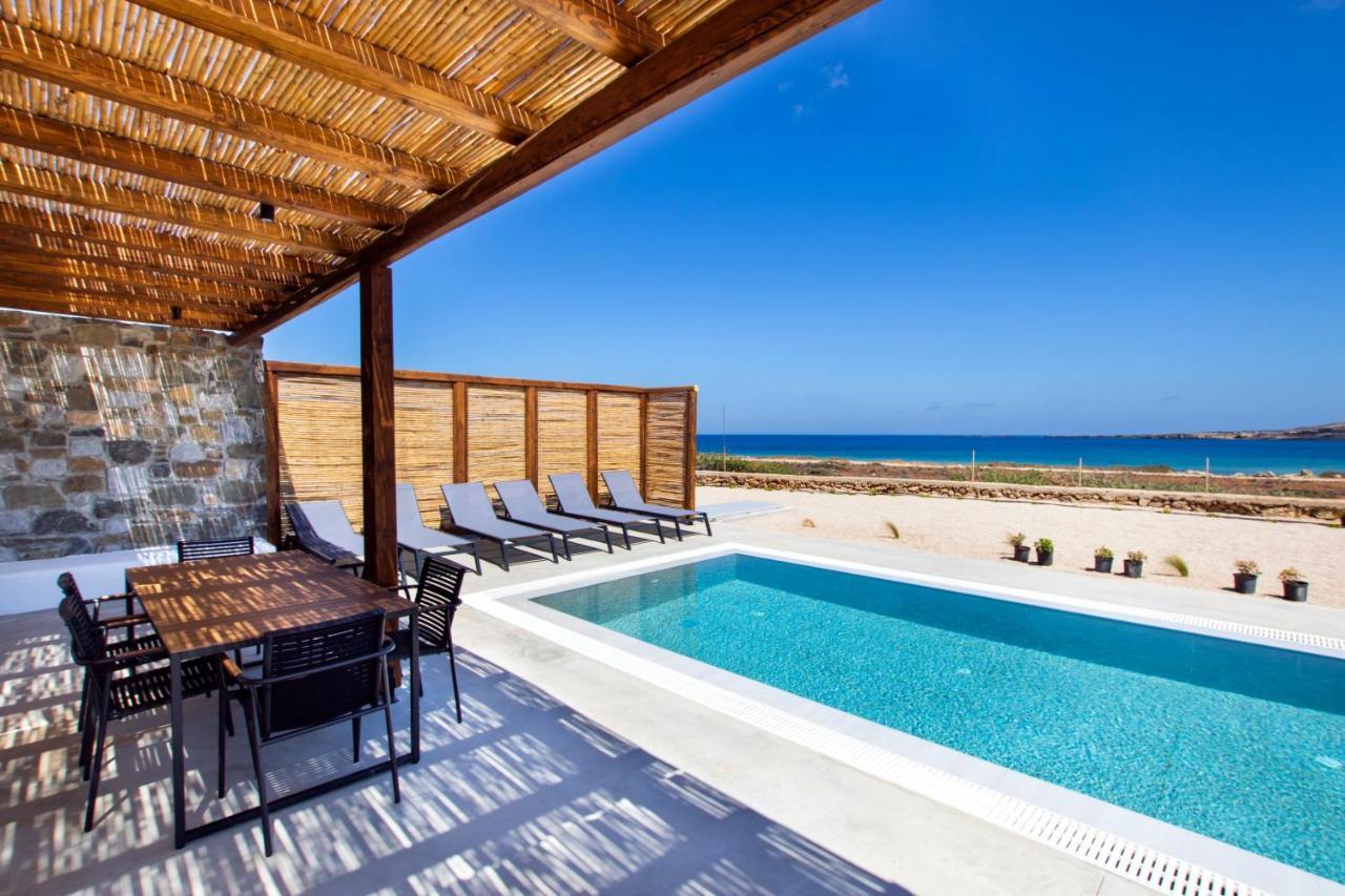 Cato Agro 5, Seafront Villa With Private Pool Afiártisz Kültér fotó